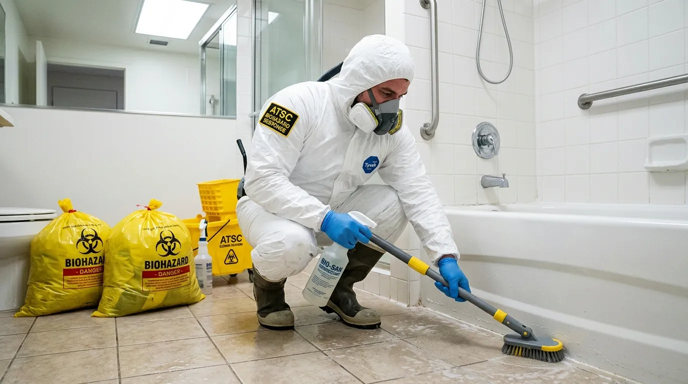 Decontamination equipment deployed for Blood Cleanup in Findlay